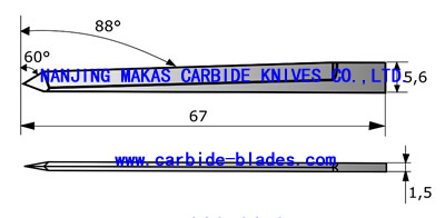 Zund Z64 Oscillating blade,Zund Z64,Zund Z64 blade,Zund Oscillating blade,Zund 5002739,Zund 5002739 Knife Blades