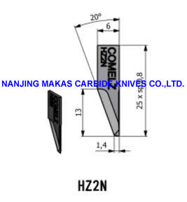 Comelz HZ2N Oscillating Knife Blade, Comelz Blade HZ2N