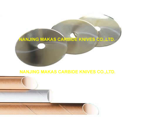 PAPER STRAW CUTTING Precise circular tungsten carbide knives